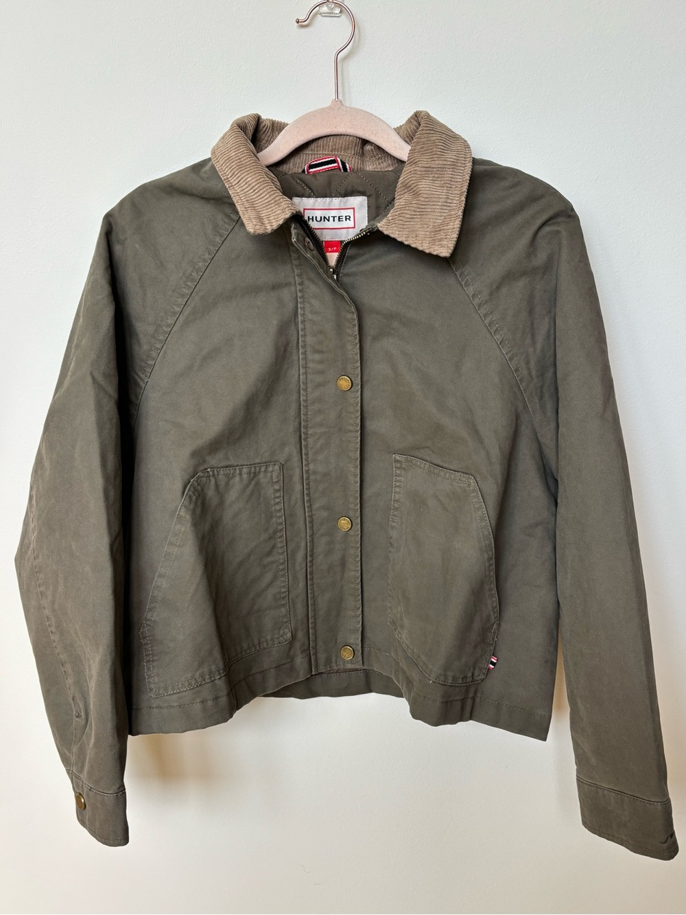 NWT Hunter Barn Jacket olive green sz S